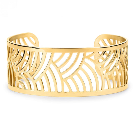 JONC AC. IP GOLD MOTIF JAPONAIS-DIAM 65 - Bijouterie Cordier