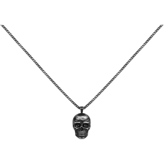 LEGEND COLL. ACIER TETE DE MORT PVD NOIR VINTAGE - Bijouterie Cordier