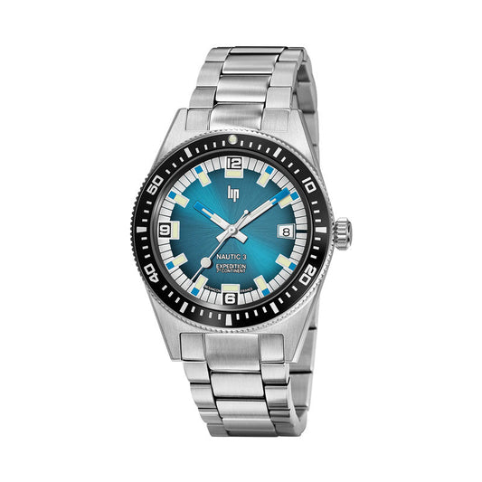 LIP Nautic 3 Automatique 7e Continent 39 mm - Bijouterie Cordier