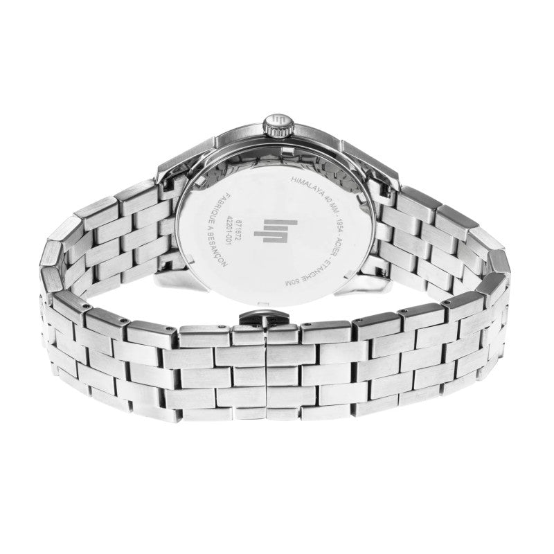 Lip Himalaya Classique 40 mm Cadran Blanc Jour et Date - Bijouterie Cordier