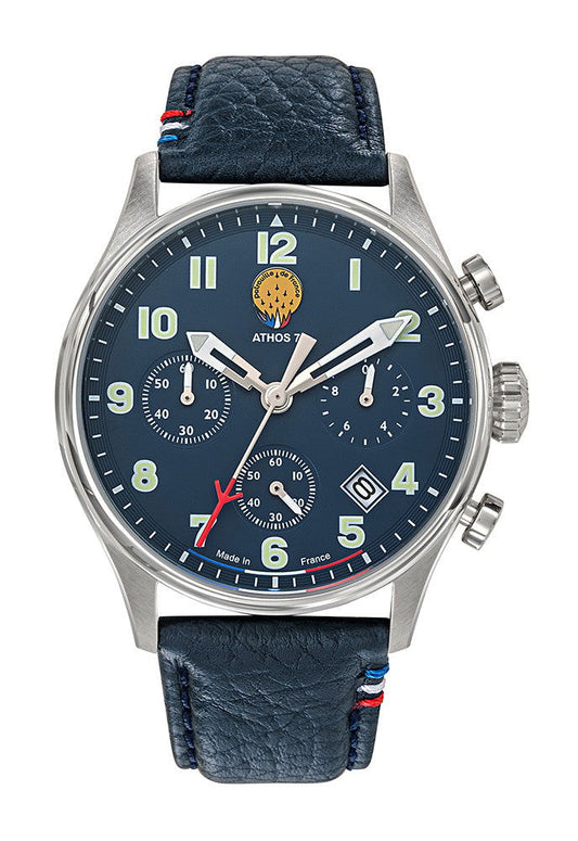 Montre Patrouille de France Athos7 - Chronographe  A7-100EG-668136 - Bijouterie Cordier