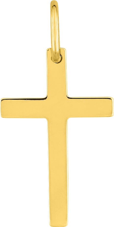 Pendentif Croix en Or Gris 18K - Bijouterie Cordier