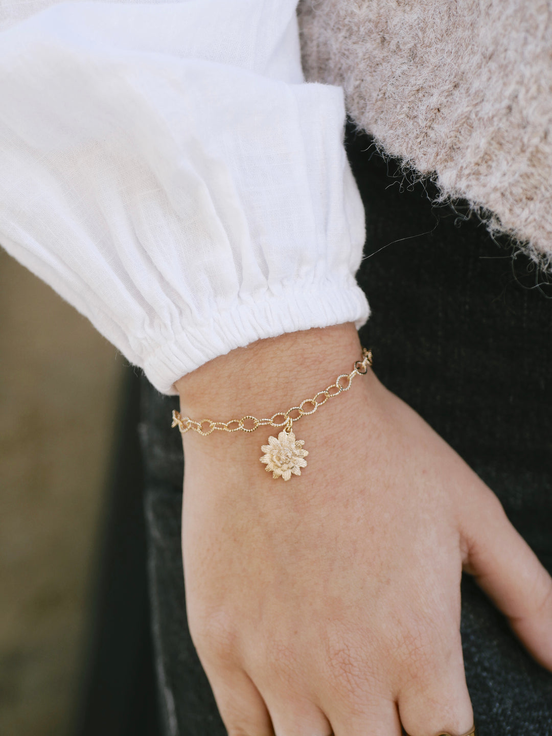 Bracelet Origami Plaqué Or Saunier