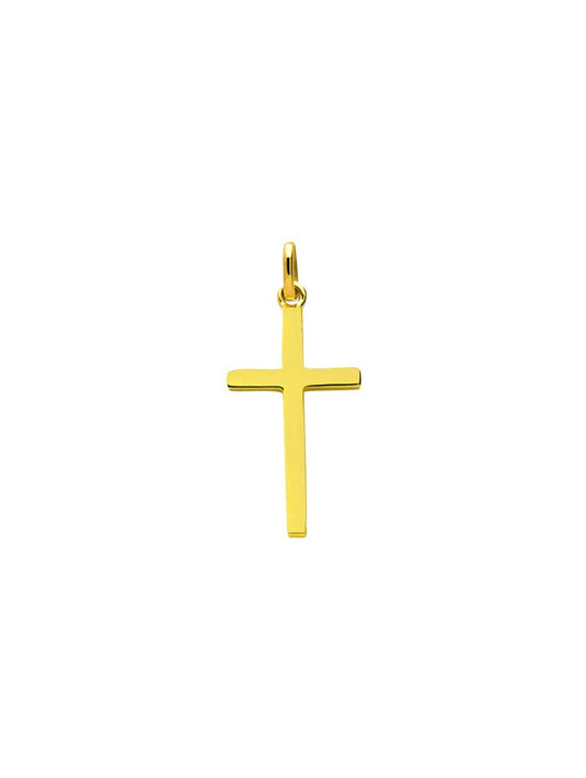 Pendentif Croix Or Jaune 18K 2,95g