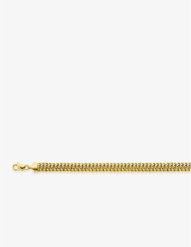 Bracelet maille Américaine 7 mm Or Jaune 750‰ 18K | Bijouterie Cordier