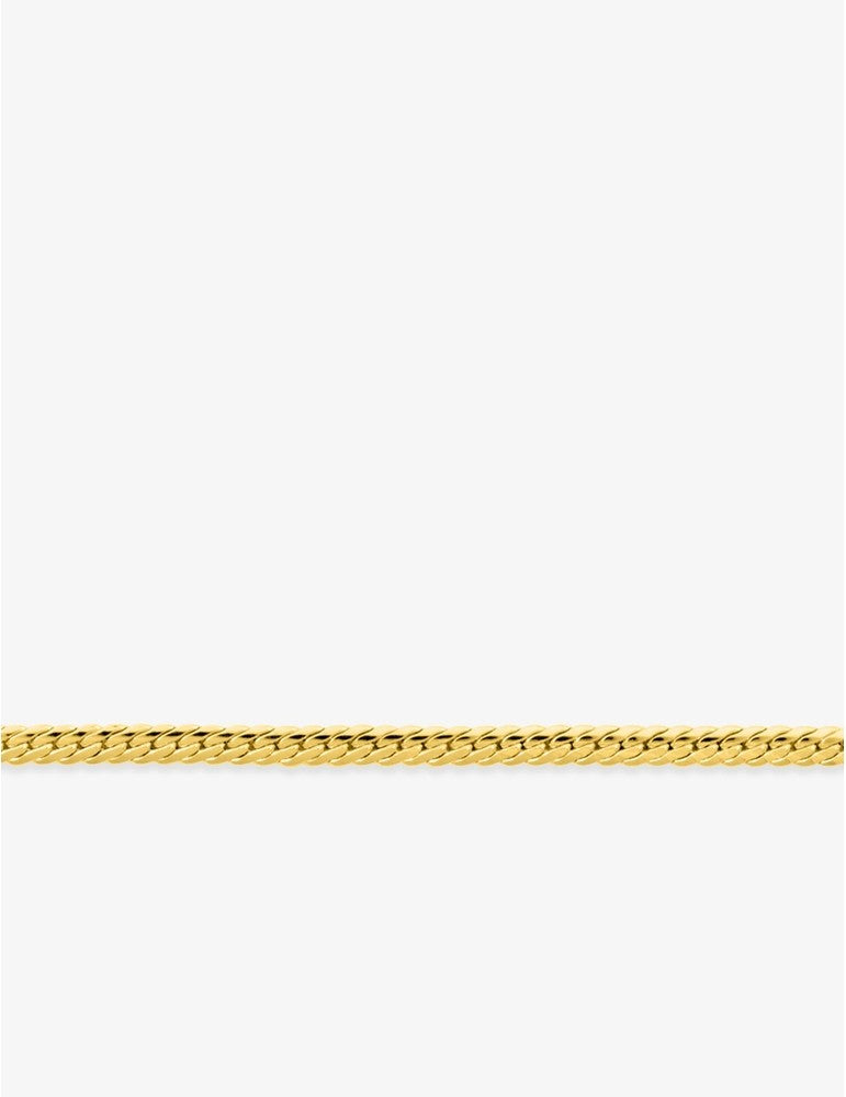 Bracelet Maille Anglaise 3 mm Or 375/1000 avec Fermoir Mousqueton | Bijouterie Cordier