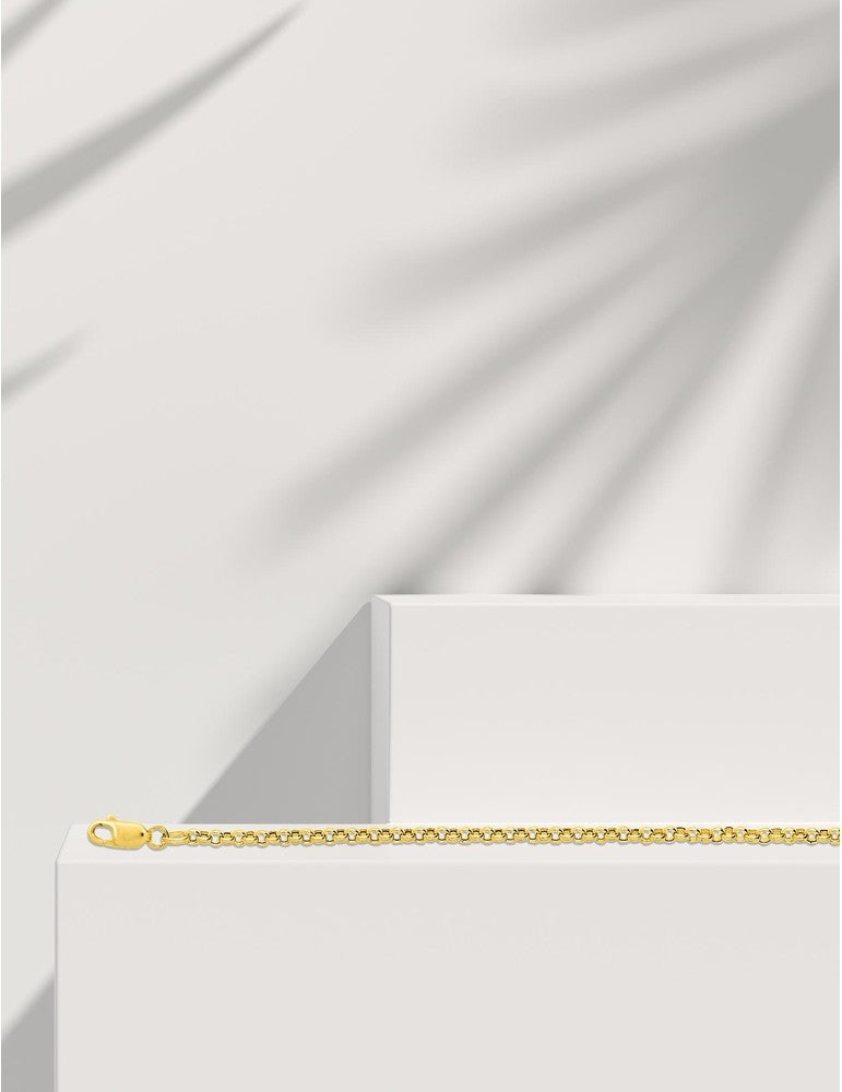 Bracelet Jaseron en Or Jaune 375/1000 9K
