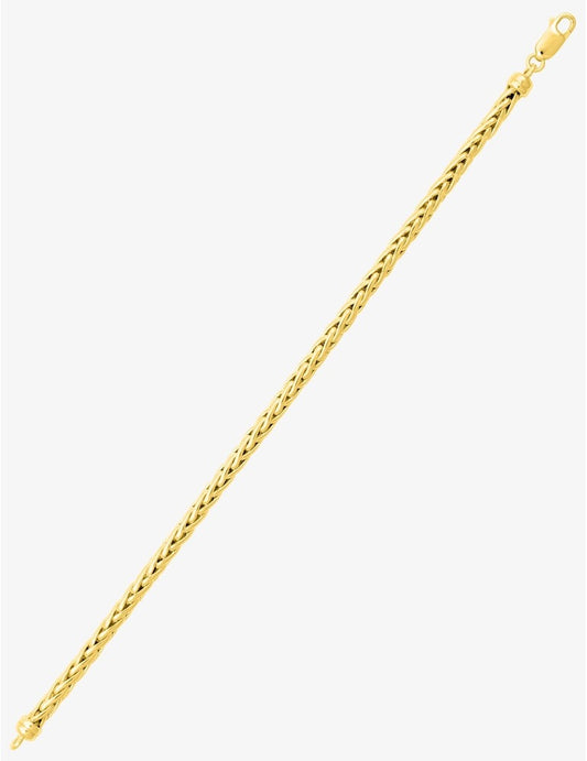 Bracelet Maille Palmier Or 375/1000 9K 18 cm – Maille 3.5 mm | Bijouterie Cordier