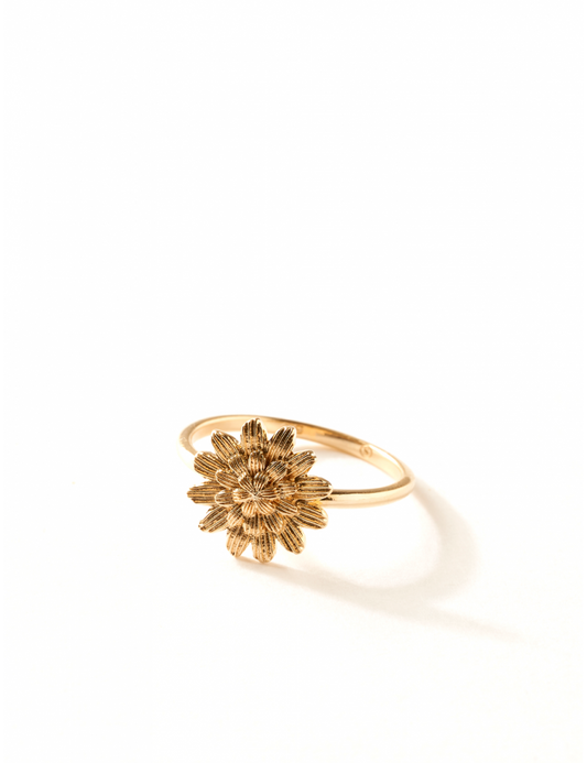 Bague Origami Plaqué Or Saunier