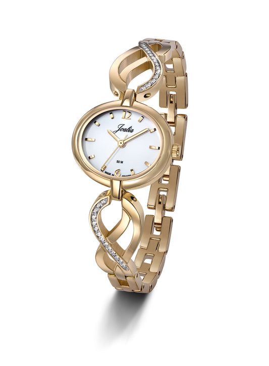 Montre Femme Joalia 630563 – Acier Doré & Élégance Française