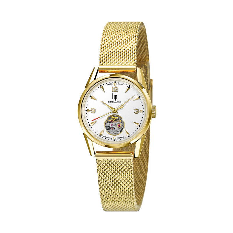 Montre Lip Femme Himalaya Automatique Cœur Battant 29 mm