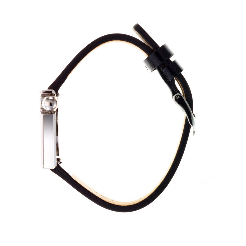 Montre Lip Femme Mach 2000 Mini Moon Argenté 30x28 mm