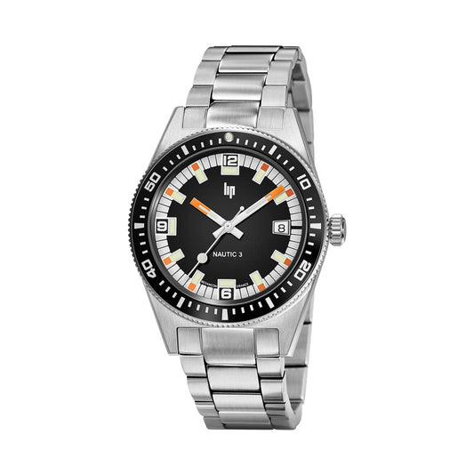 LIP Nautic 3 Automatique 39 mm Réf. : 671852 Bracelet métal