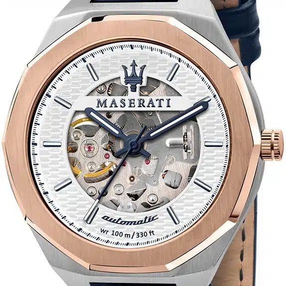 Montre Homme Maserati Stile White-Silver FDS – Élégance Italienne et Précision