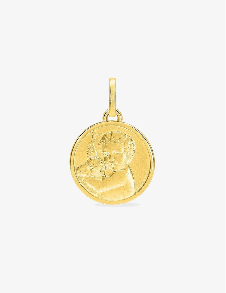 médaille ange en or jaune 18K 1.4gr