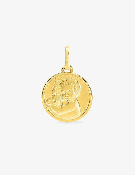 médaille ange en or jaune 18K 1.4gr