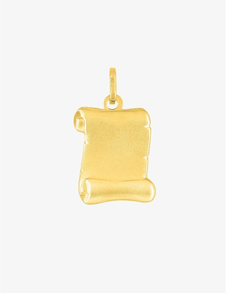 Médaille Ange Or Jaune 375‰, Parchemin