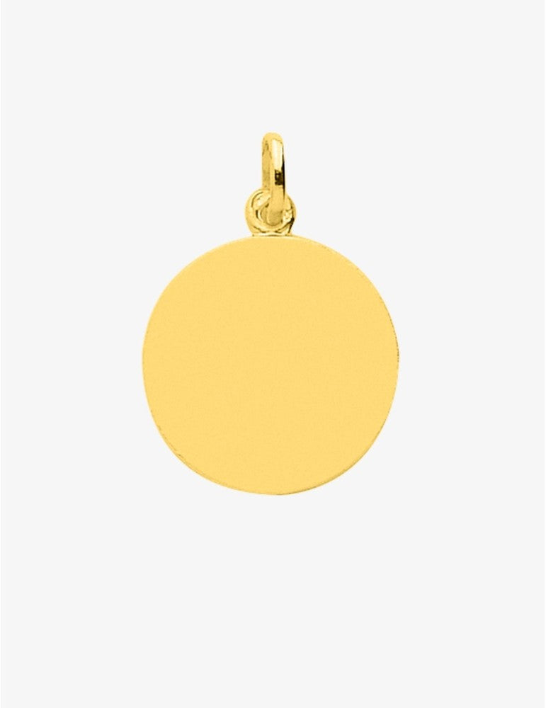 Médaille Saint Christophe en Or Jaune 375 ‰ 17mm