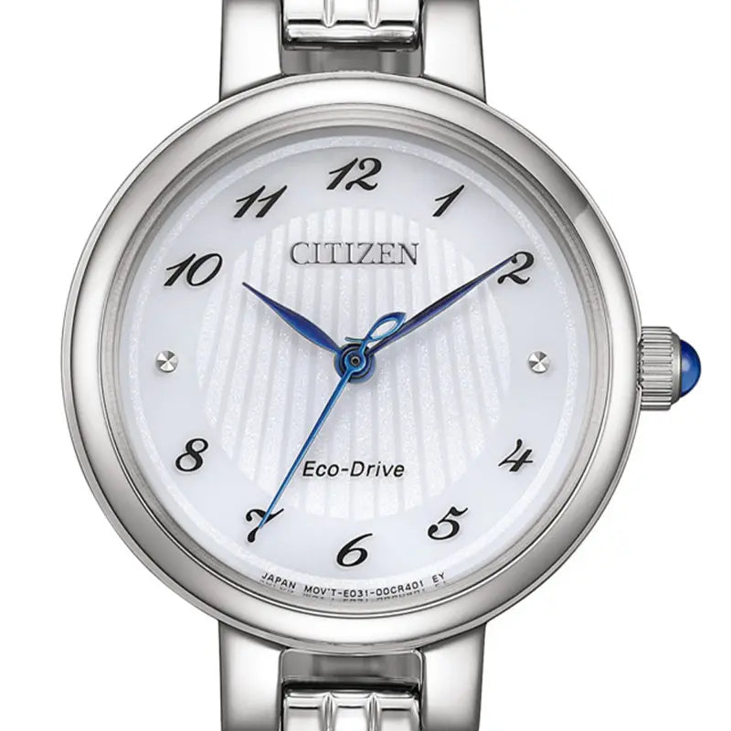 Citizen EM0990-81A – Montre femme Eco-Drive acier cadran blanc