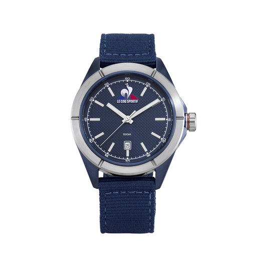 Montre Le Coq Sportif Essentiel en Nylon Bleu pour Homme