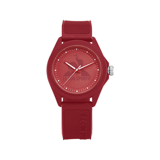Montre Le Coq Sportif Monochrome en Biosource Rouge pour Homme et Femme