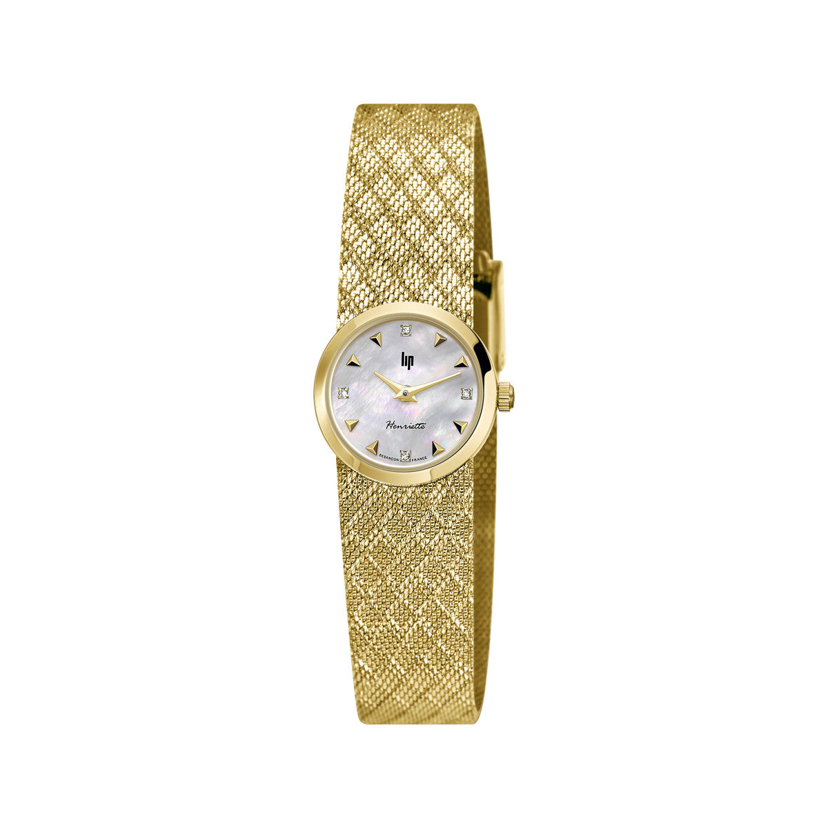 Montre Lip Henriette Doré Cadran Nacré