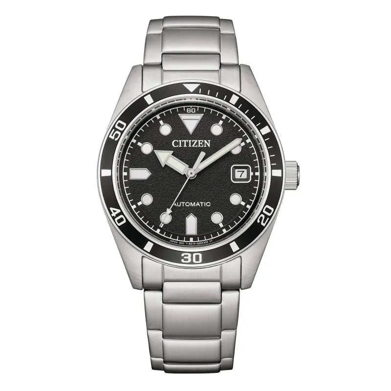 Citizen NJ0221-50E – Montre Automatique Homme Acier Cadran Noir