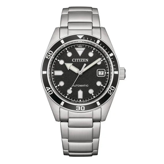 Citizen NJ0221-50E – Montre Automatique Homme Acier Cadran Noir