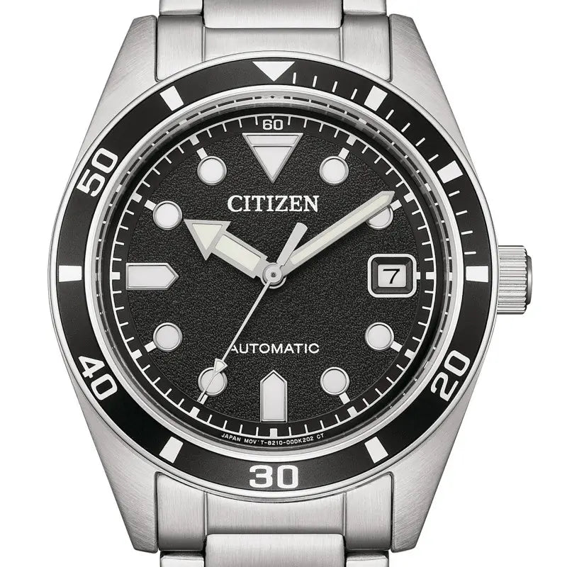 Citizen NJ0221-50E – Montre Automatique Homme Acier Cadran Noir
