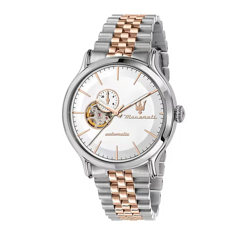 Montre Homme MASERATI EPOCA – Métal Bicolore & Cadran Blanc (R8823118008)