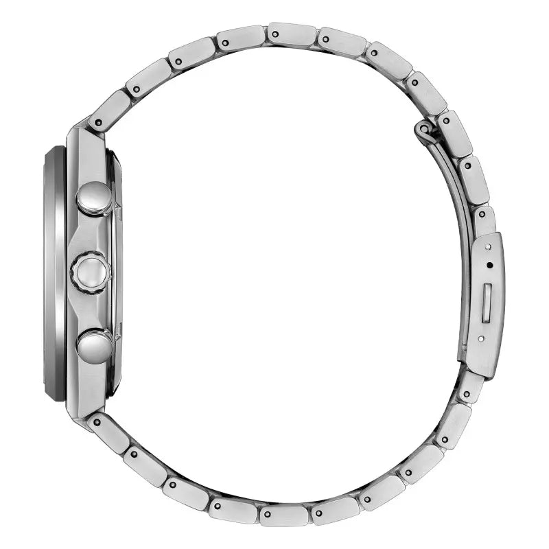 Citizen CA4610-85A – Chronographe homme Eco-Drive Super Titanium™ cadran blanc