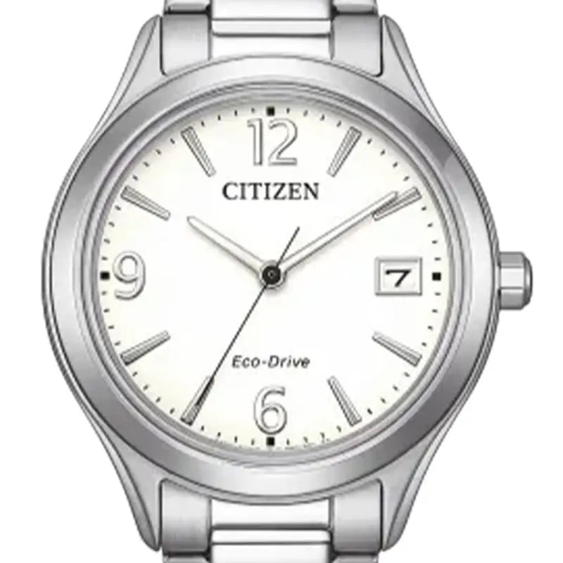 Citizen FE6121-67A – Montre femme Eco-Drive acier cadran blanc