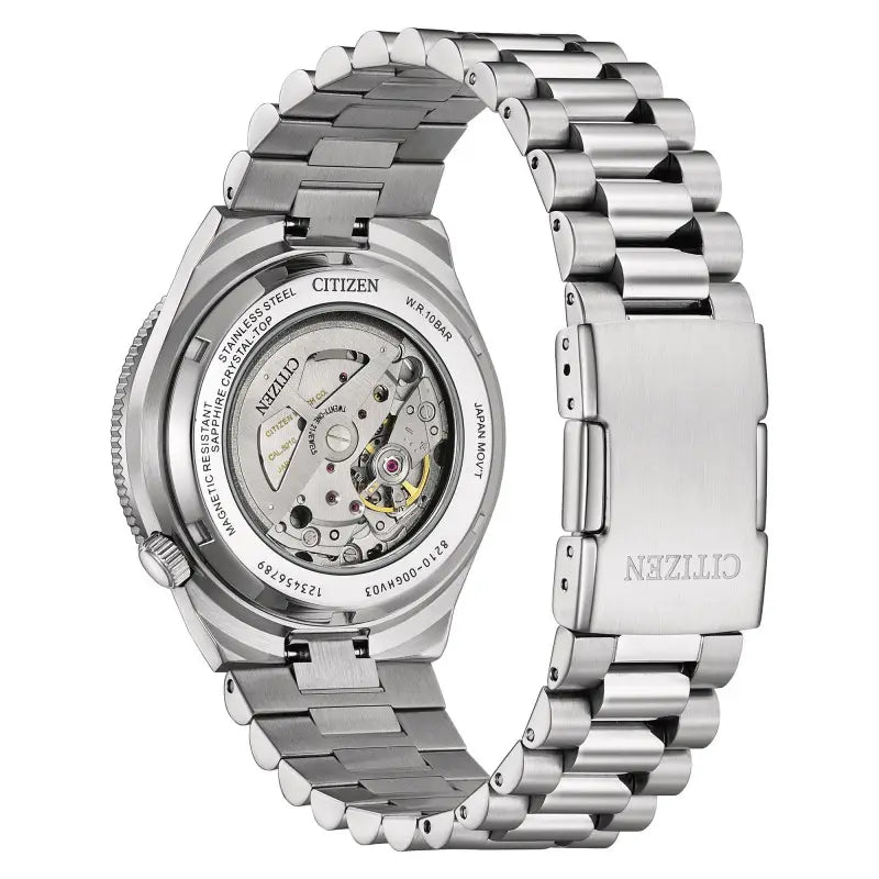 Citizen NJ0231-56L – Montre automatique homme acier cadran bleu