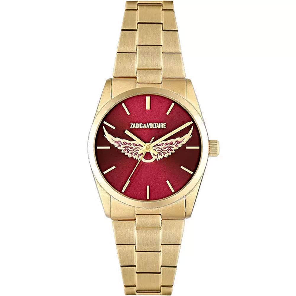 Montre Femme Zadig & Voltaire ZVT1302 – Cadran Bordeaux Iconique