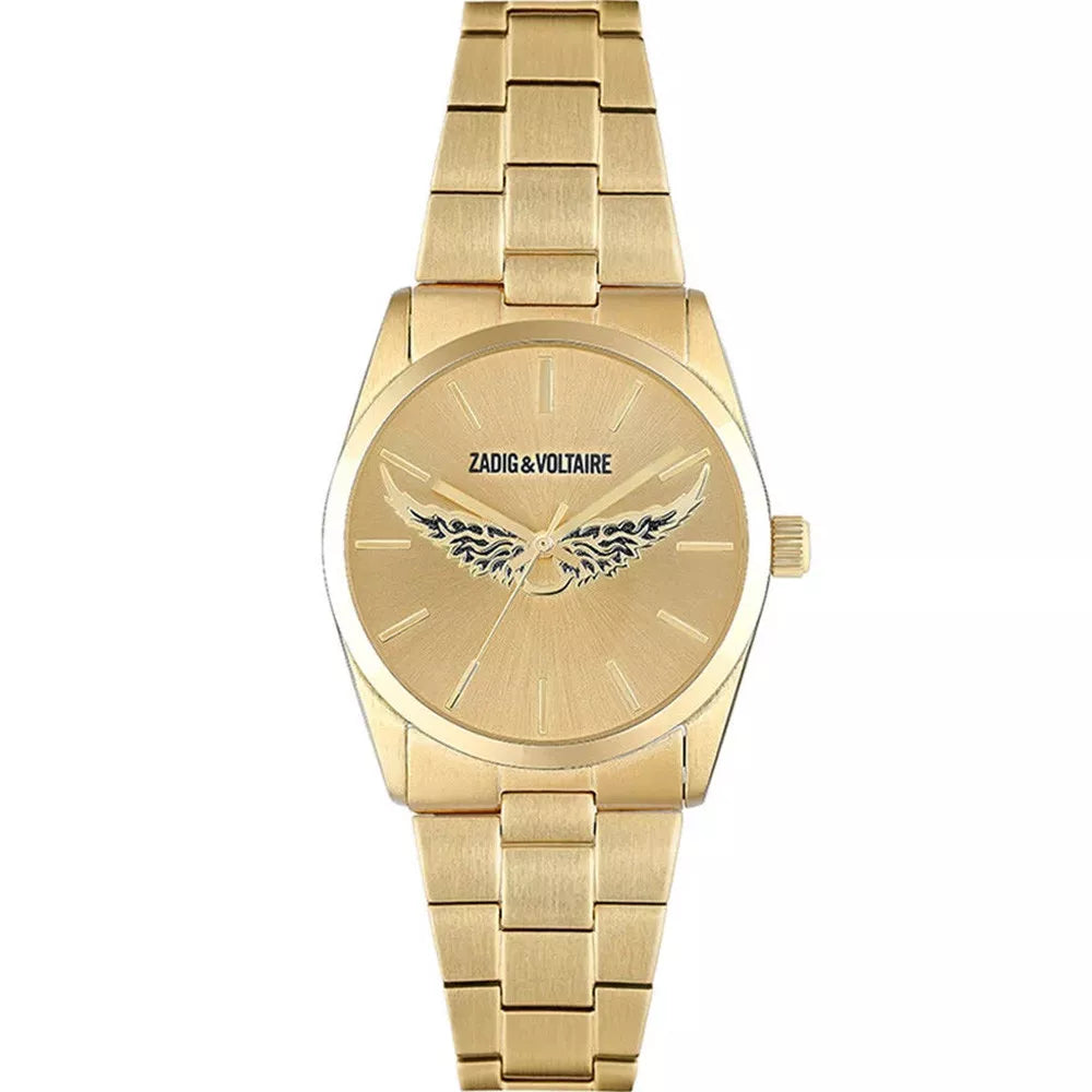 Montre Femme Zadig & Voltaire ZVT1114 – Élégance Dorée et Style Affirmé