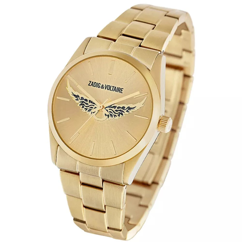Montre Femme Zadig & Voltaire ZVT1114 – Élégance Dorée et Style Affirmé