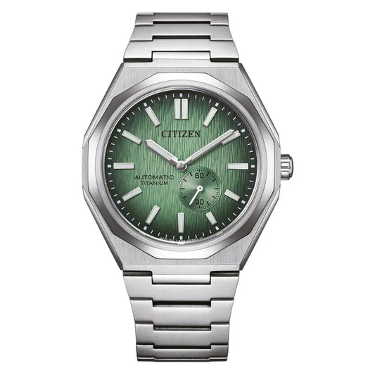 Citizen NK5020-58X – Montre automatique homme Super Titanium™ cadran vert