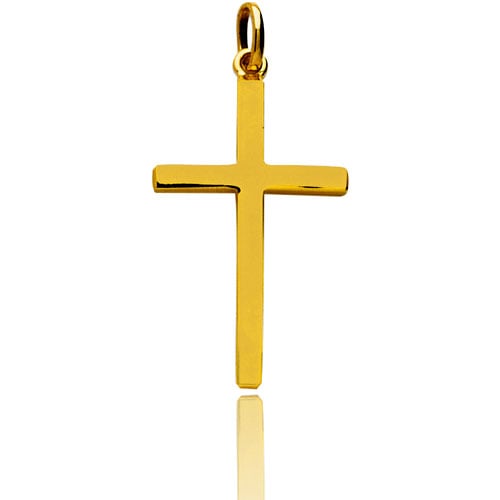Pendentif Croix Or Jaune 18K 4,70g