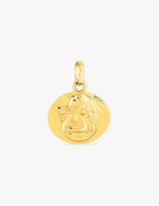 Pendentif Ange en Or Jaune 750/1000 – 15 x 18 mm