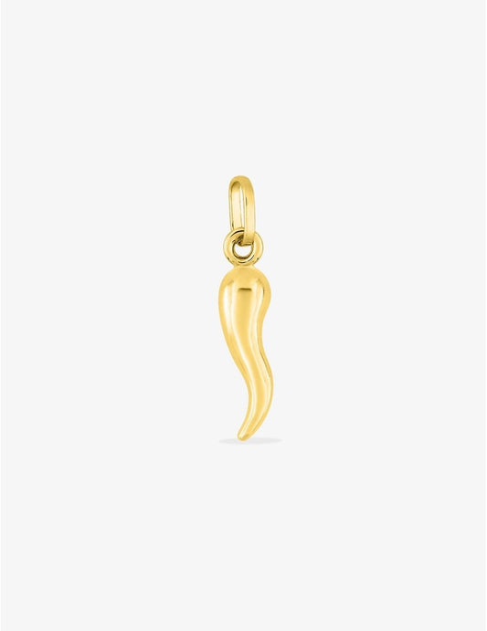 Pendentif corne d'abondance en or jaune 750‰ – Symbole de prospérité
