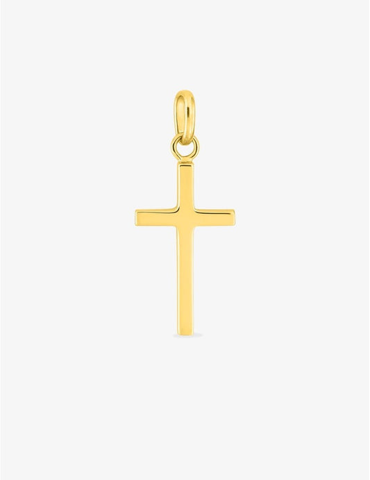 Pendentif Croix en Or Jaune 375‰ 22x13mm