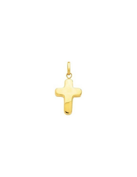 Pendentif Croix Distinguée en Or Jaune 18