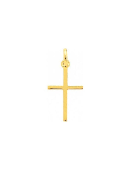 Pendentif Croix Or Jaune 18K de 0,75 g
