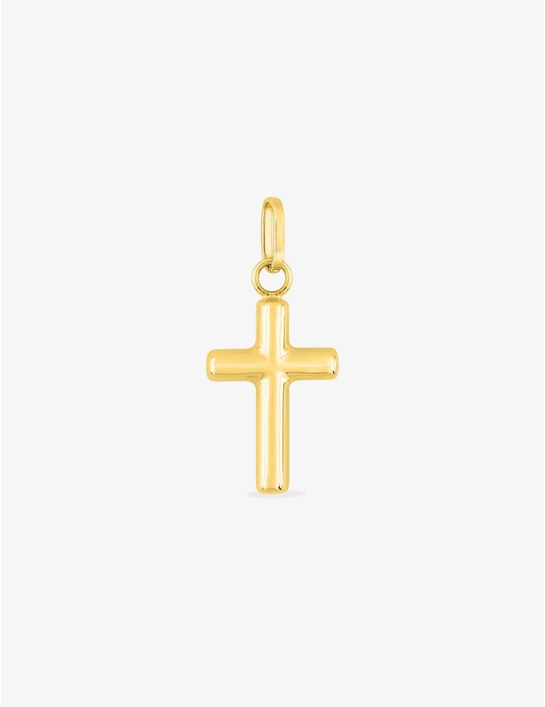 Pendentif croix or jaune 750 ‰ 0,5 x 15 mm