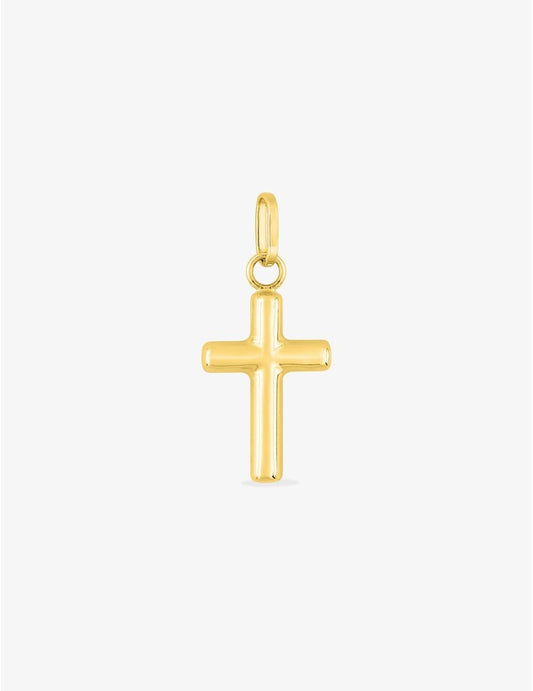 Pendentif croix or jaune 750 ‰ 0,5 x 15 mm