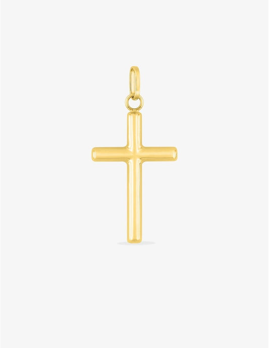 Pendentif Croix en Or Jaune 750/1000 – 8 x 20 mm