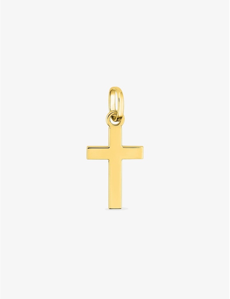 Pendentif Croix en Or Jaune 750/1000 – 8 x 20 mm