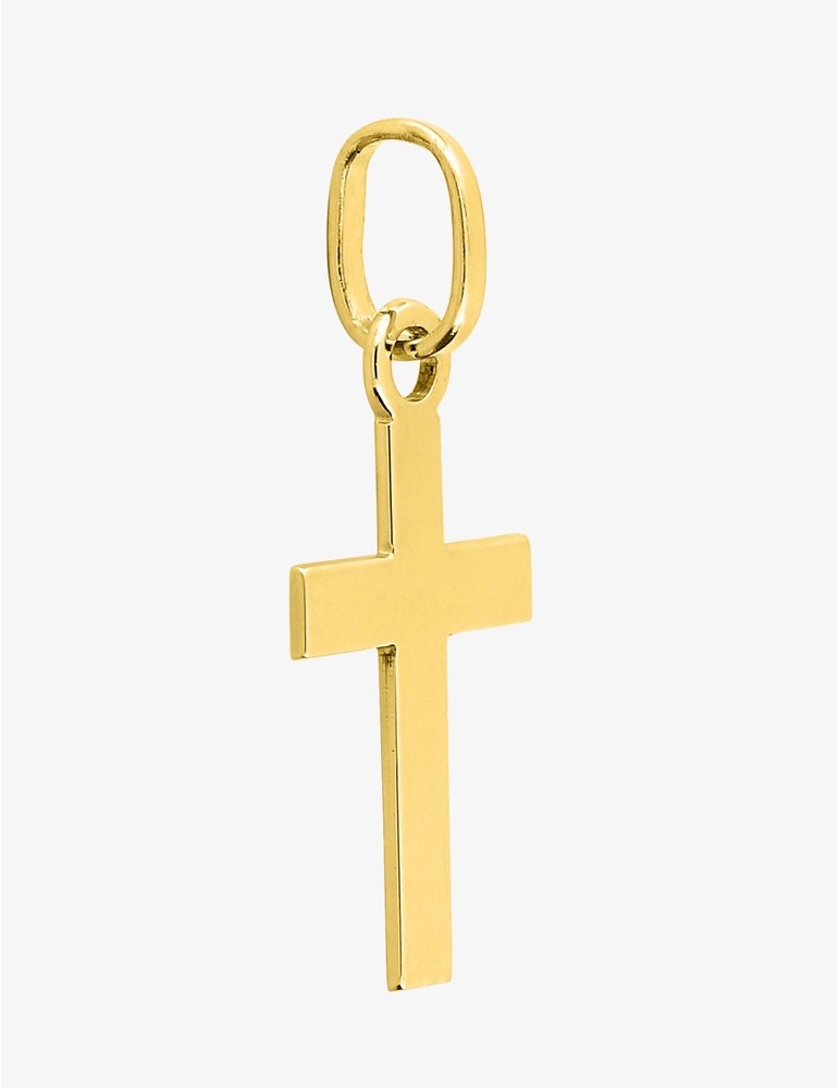 Pendentif Croix en Or Jaune 750/1000 – 8 x 20 mm
