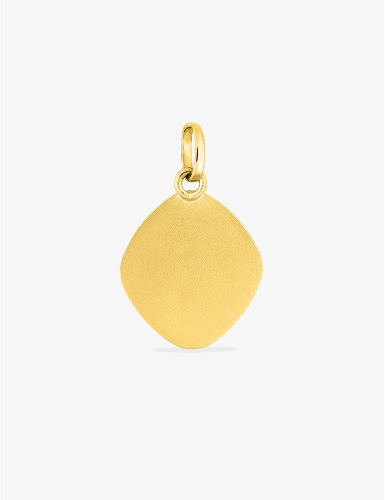 Pendentif Médaille Vierge en Or Jaune 750/1000 – 13 x 20 mm