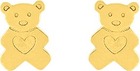 Boucles d’Oreilles Enfant Nounours en Or Jaune 375 – 0.30g